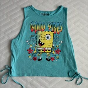Spongebob cropped top